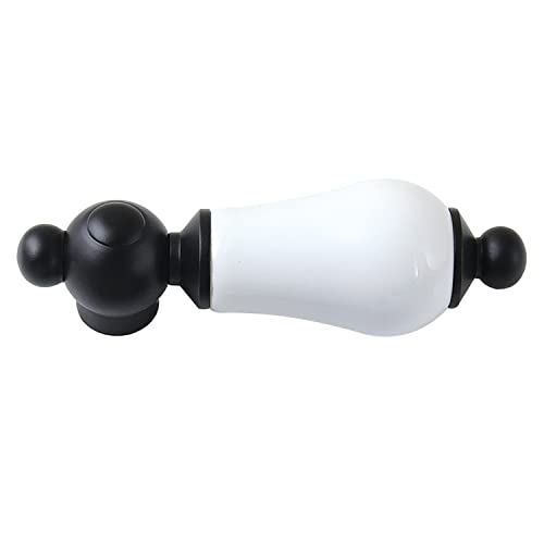 Kingston Brass CCCL0 Porcelain Lever Handle in Matte Black by Kingston Brass - Used condition - US$13.76