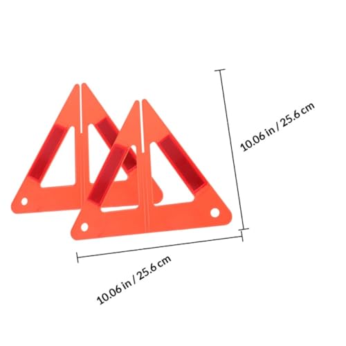 Triangle de signalisation pour panne avec structure stable et fiable kit d'urgence de 3