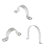Flache Sättel Unbekannt 3X Fahrrad Schlauch Sattelklemme Sattelkloben, 304 Edelstahl, Φ 40mm + 50mm + 120mm