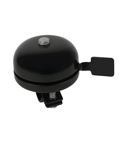 Image of OXYGEN Cycle Bell for Bicycle Universal Metal Bicycle Bell Loud Clear Ring Bell for Cycle MTB Road and Kids Bikes Durable Weatherproof Rust Resistant Easy Install Handlebar Bell Black