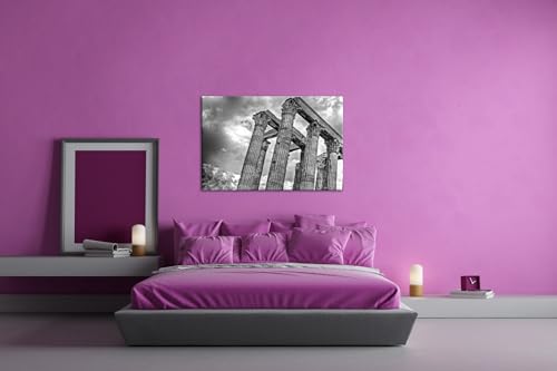 Image sur toile Athènes deyoli grand format noir et blanc - 3