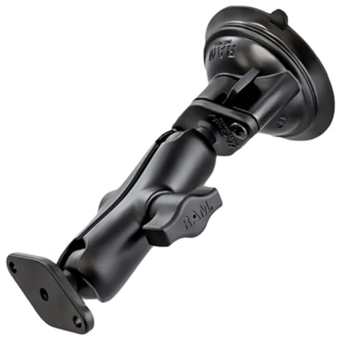 Ram Mount RAM-B-166U Double Ball Twist-Lock Suction Cup Mount