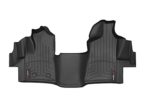 WeatherTech FloorLiner for Ford Transit (4416121V) - 1st Row - Over The Hump, Black