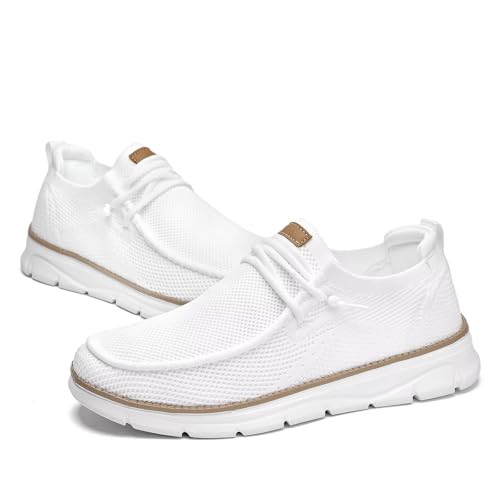 Image of Mens Casual Loafers Shoes Slip On Fashion Walking Dress Sneakers Business Oxfords Work Lightweight Soft Sole Zapatos