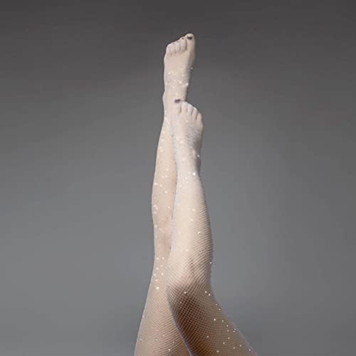 Image of Fishnet Stockings Lace Patterned Tights High Waist Pantyhose Fishnets for Women