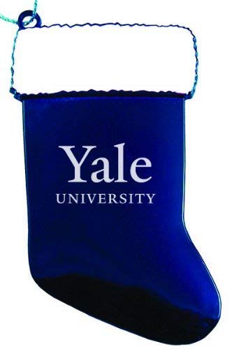 LXG, Inc. Yale University - Chirstmas Holiday Stocking Ornament - Blue