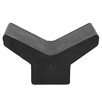 Gummi-Bugstopper, Gummi rostet Nicht Standardgröße Bootsanhänger-Bugstopp-Block Bug Y-Block für Skiboote, Fischerboote, Segelboot, Anhänger