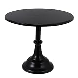 SOIMISS Kuchenständer aus Eisen Großer Tortenpräsentationsständer Schwarzer Dessert Etagere 30X30X27cm Stabiler Hochzeitstortenhalter für Party und Tischdekoration