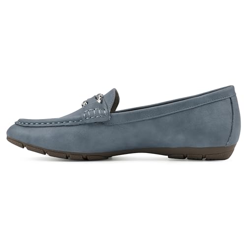 Image of CLIFFS BY WHITE MOUNTAIN Women's Glaring Cushioned Loafer Flat