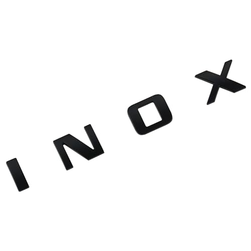 Image of 2X Equinox Front Door Nameplate Letter Logo 3D Badge Emblem Sport Replacement for Equinox (Gloss Black)