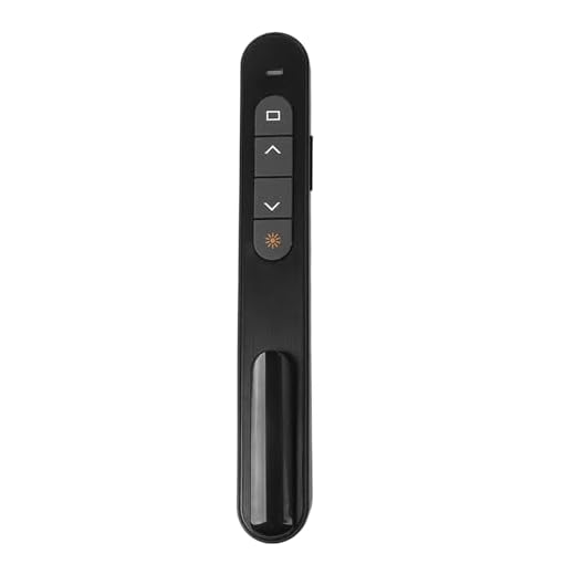 Wireless Presenter Clicker, Portable PPT Remote Control, Multiple Functions, Lightweight, Easy Operation for Classroom, Office