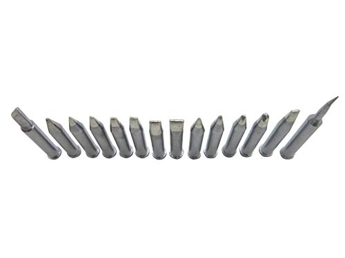 Image of XT Series XTKN O H A B C D E F AA BB CC M X Soldering Tip replacement fit WXP120 WP120 WP120IG WX1010 WX2020 WT1010H WD1000HPT Solder Station Iron Consumer Tips (14 Pieces)