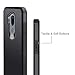 J&D Heavy Duty Dual Layer Hybrid Shock Proof Protective Rugged Bumper Case for LG G7 ThinQ, Black
