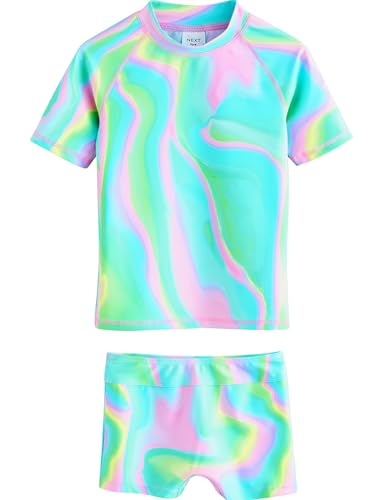 NEXT Ensemble t-shirt et short de bain anti-UV Tie Dye 4 Ans
