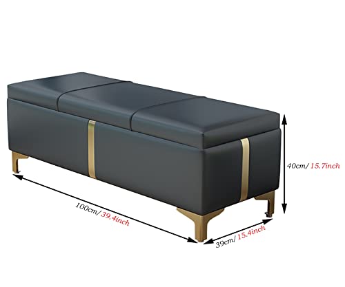 Table basse de lit double et coffre de rangement pour une chambre épurée - 3