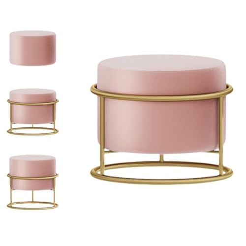 スツール シンプル 北欧 おしゃれ イス 椅子 丸椅子 丸型 ベロア 円柱 玄関 フェミニン エレガント ドレッサー かわいい ダイニングチェアー コンパクト ピンク 姫系 韓国インテリア オットマン アンティーク サロン エステ 丸イス丸 椅子 チェア