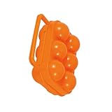 BESPORTBLE 3 Stück Tragbare Eierhalter aus Langlebigem PP Kunststoff Verschließbare Eierbox für Camping Outdoor Kühlschrank Stabiler Eierbehälter mit Griff Orange