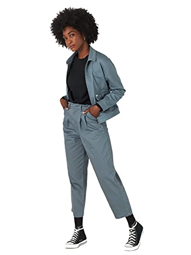 Lee Women's Pleated Wide Leg Flood Pant