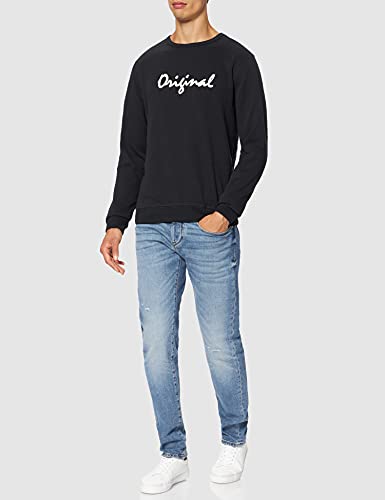 BLEND 20712524 Maglia di Tuta, 194007_Nero, L Uomo...