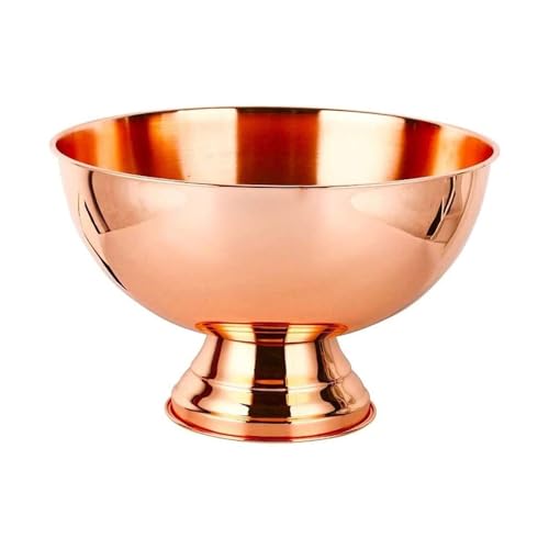 MRKU Cubo de Hielo, Cubo de Hielo de Acero Inoxidable, Cubo de Hielo para champán de 13,5 l, Cubo para Enfriar Botellas de Vino y champán, Cubo para Enfriar Cerveza, Cubo de Hielo de Acero Inoxidable
