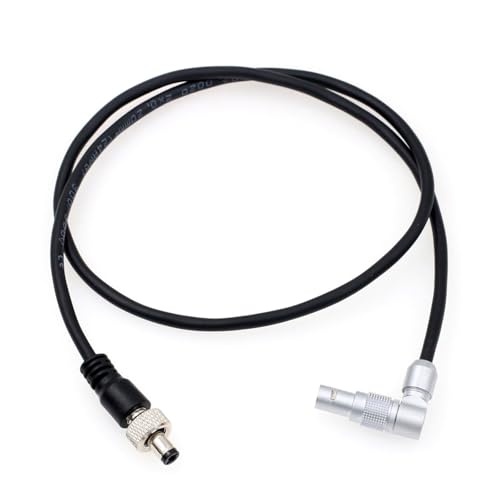Cable de alimentación CC giratorio de 2 pines para cámaras Z CAM E2 y monitores Atomos Shogun