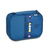 Estojo Box Rebecca Bonbon Beaded Fun 100 Pens Grande Resistente Feminino Escolar (Azul)