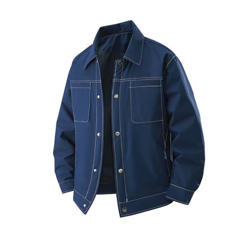Veste homme élégante ample à col chemise pour vêtement de travail et usage quotidien