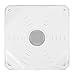 Alipis Universal Junction Box Mount Bracket Plastic Security Camera Junction Box Outdoor Wall Ceiling Mount Hide Cable Junction Base for Bullet Dome IP CCTV Camera
