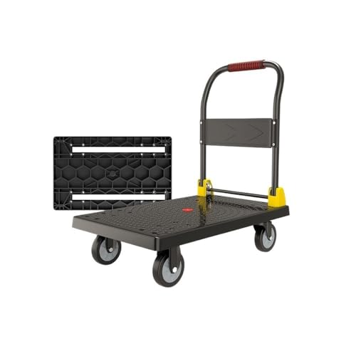 HandTruck carrito plegable multifuncional plegable portátil negro miniatura 1