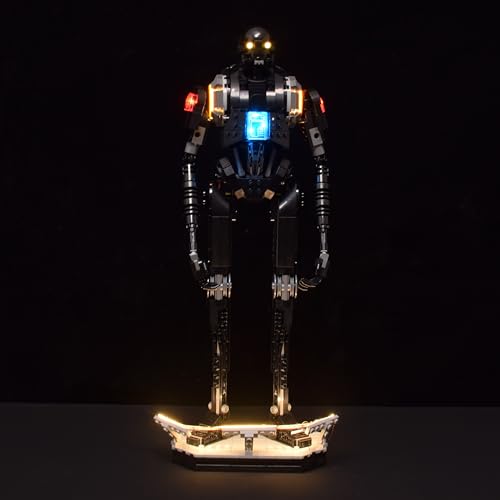Image of LightGo LED Kit for K-2SO Security Droid Compatible with Lego 75434 | Lighting Only-Bricks Set Not Included