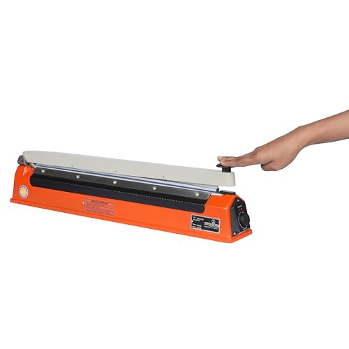 Image of SMART PACK Impulse Type Hand Sealer Machine For Silver, LD, PP, HM And Laminated Pouches Sealing | Pouch Packing Machine | Heat Sealer | Plastic Sealer | Pack of 1 Size 20 INCH