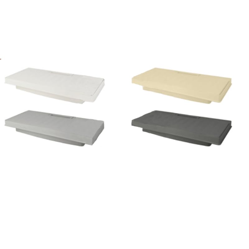 FLUIDRA Skimmers pour piscines de la Marque Modèle Ensemble Complet Skimmer 6º UNIK ABS Blanc Corps + Housse + Garniture en Polyester avec Inserts