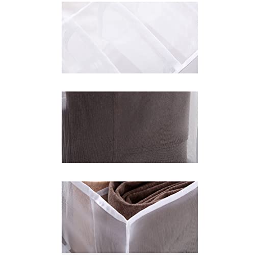 Caja de separación de malla para ropa interior camisetas y vaqueros de hogar 3 ud 5