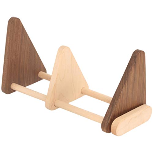 Sujetalibros de Madera para Escritorio, sujetalibros portátiles de Tres Capas, para Almacenamiento y clasificación de Libros por Parte de Estudiantes, sujetalibros Decorativos (Color: Individual)