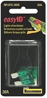 BP-ATC-30ID 30A 32V Green easyID ATC Indicating Blade Fuse, (Package of 2)