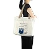 MBMSO Doctor TV Show Tote Bag Movie Inspired Fans Gifts We're All Stories in the End just Make it a Good One Police Box Tote, Police Box Tote, L, Tote Bag #2