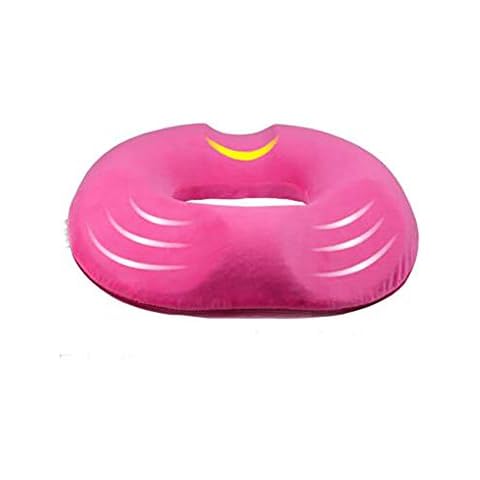 Donut Tailbone Pillow Hemorrhoid Cushion Donut Seat Cushion Pain Relief Hemorrhoid TreatmentPillow for Back Coccyx Pain Bedsores Pregnancy Hemorrhoids Medical Surgery Office (Women (Rose Red)) Cover