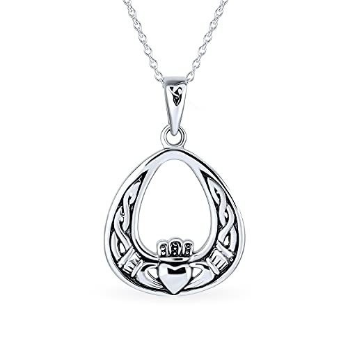 Collar colgante para mujer con nudo celta del amor y circonitas ideal para regalo de cumpleaños