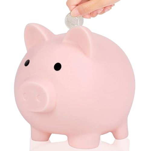 L&W Luck Sparschwein Glücksschwein Bruchsicheres Spardose Münzen Kleingeld für Hochzeit Weihnachten Halloween Money Box Niedliche Accessoires