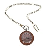 Montre de poche : en adoptant un bon matériau, cette montre vous fournit un chronométrage précis, en toute sécurité pour vous de l'utiliser plus longtemps, chaîne de montre