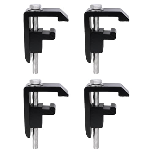P-AC-04N Camper Shell Clamps, Truck Cap Mounting Clamps, Truck Topper Clamp Compatible with Toyota Tacoma Tundra (4 PCS)