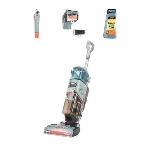 Shark CarpetXpert Deep Clean Carpet Cleaner with Built-In Stain & Spot Remover, 3 Tools & Full-Size Formula, Removes Dirt & Grime, Fast Drying, Lightweight & Portable, 2.3L. 960W, Grey, EX150UKCP