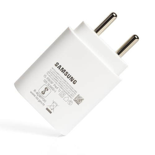 Image of 25W Type-C PD 3A Fast Charging Adapter Compatible with A17|A36|A55|A16|M36|M35|M07|M17|M05|M06|F36|F56|F06|F05|Tablet & Other 25Watt USB C Superfast Charge Charger|Travel Adaptor-White