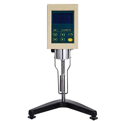 Digital Rotary Viscometer LCD Display Rotational Viscosity Measuring Meter with Measurement Range 1~1 x 100000mPa with Temperature Display