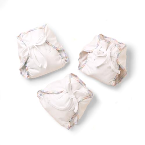 Image of SuperBottoms DryFeel Langot - White - 3P (LARGE- 5-10KG)