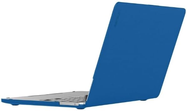 Incase Textured Hardshell D3 Horizontal Brush - MacBook Air 13 inch Case - 2022, 2021, 2020, 2019, 2018, M1 - MacBook Case, Laptop Cover, Protective Hard Shell, Scratch Resistant - Boutique Blue