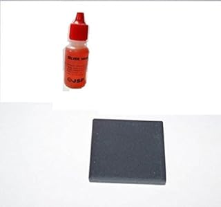 USA Best Supply Silver Testing Kit with Testing Stone, Silver Testing Acid, 2pc