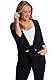 Ulla Popken Damen Shirt-Bolero Tight, Schwarz, 50-52