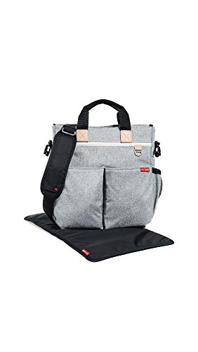 skip hop duo backpack grey melange