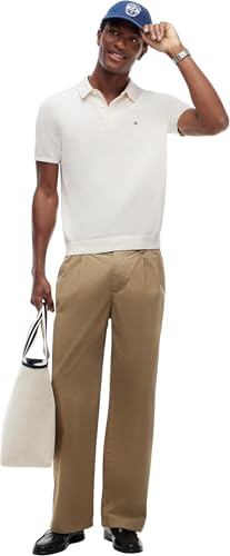 Polo homme Tommy Hilfiger manches courtes coton épais coupe droite